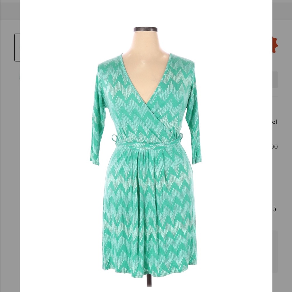 Pixley Green Wrap Dress